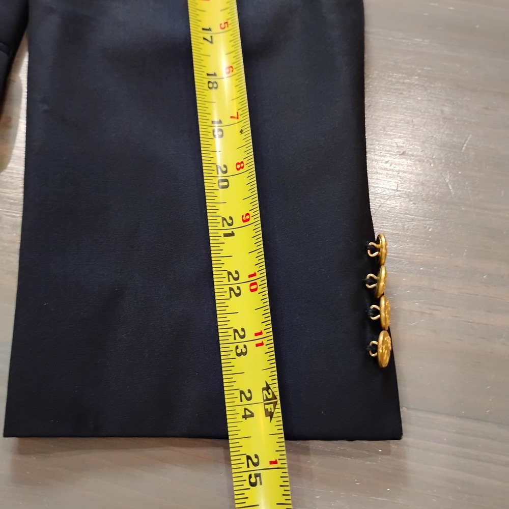 Brooks Brothers Madison Loro Piana Italy Wool 39R Gold Crested Buttons Blazer - Picture 11 of 16